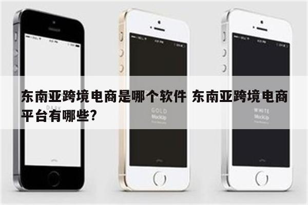 东南亚跨境电商是哪个软件 东南亚跨境电商平台有哪些?