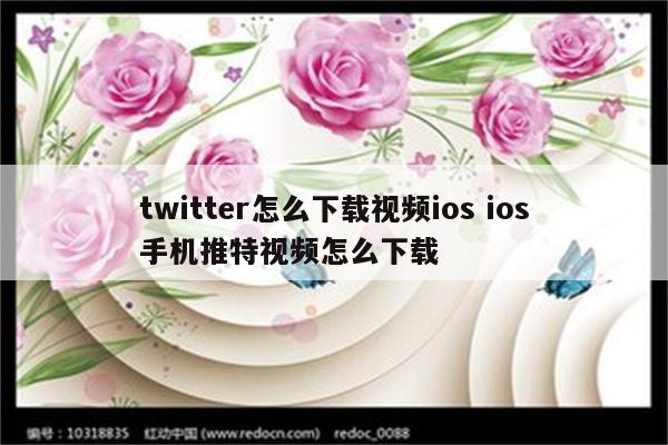 twitter怎么下载视频ios ios手机推特视频怎么下载