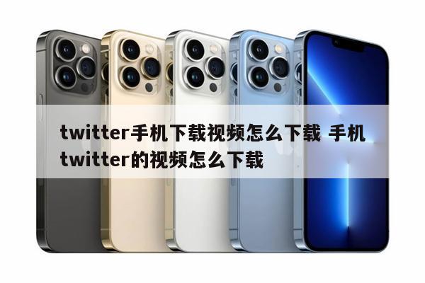 twitter手机下载视频怎么下载 手机twitter的视频怎么下载