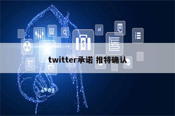 twitter承诺 推特确认