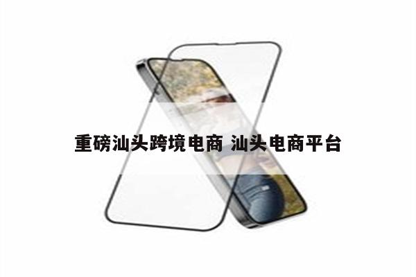 重磅汕头跨境电商 汕头电商平台