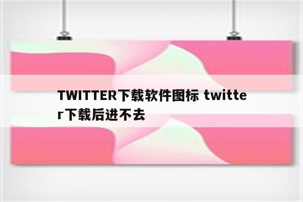 TWITTER下载软件图标 twitter下载后进不去