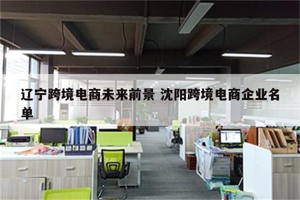 辽宁跨境电商未来前景 沈阳跨境电商企业名单