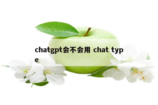 chatgpt会不会用 chat type