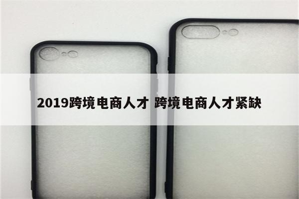 2019跨境电商人才 跨境电商人才紧缺