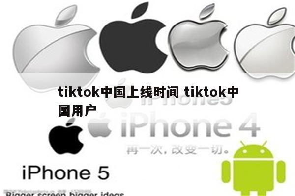 tiktok中国上线时间 tiktok中国用户