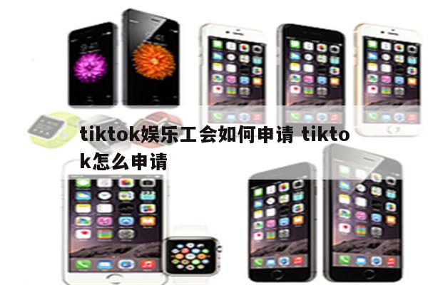 tiktok娱乐工会如何申请 tiktok怎么申请