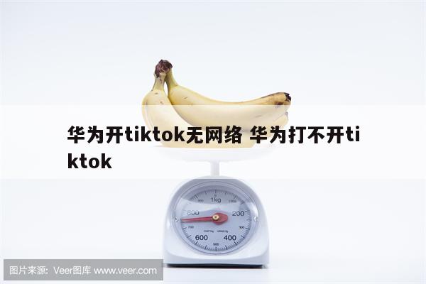 华为开tiktok无网络 华为打不开tiktok