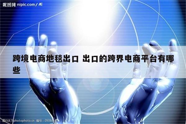 跨境电商地毯出口 出口的跨界电商平台有哪些