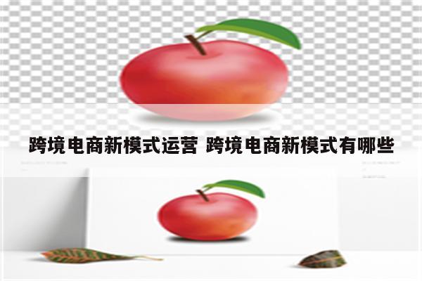 跨境电商新模式运营 跨境电商新模式有哪些