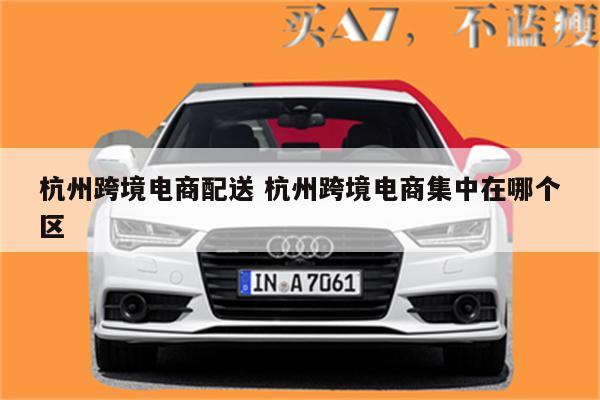 杭州跨境电商配送 杭州跨境电商集中在哪个区