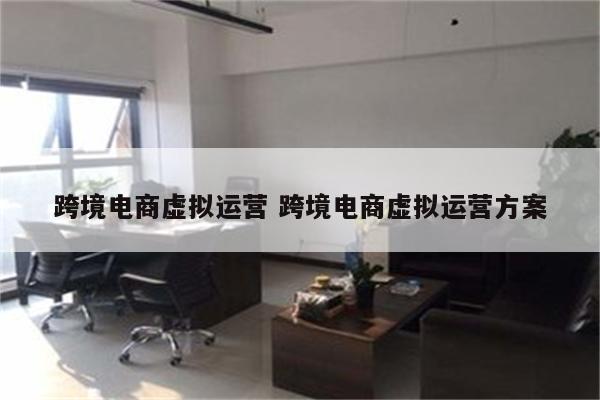 跨境电商虚拟运营 跨境电商虚拟运营方案