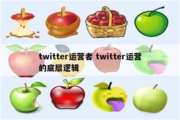 twitter运营者 twitter运营的底层逻辑
