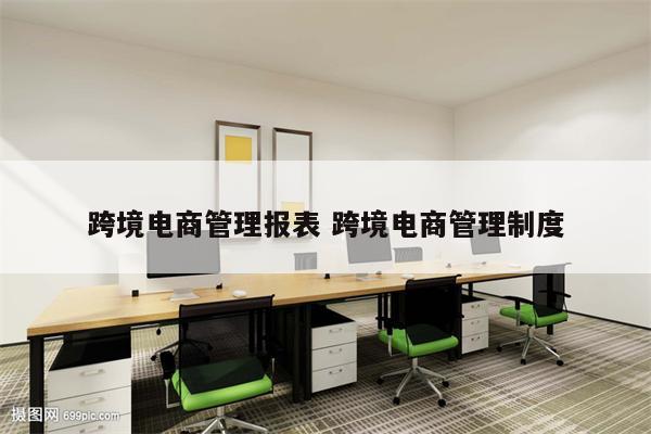 跨境电商管理报表 跨境电商管理制度