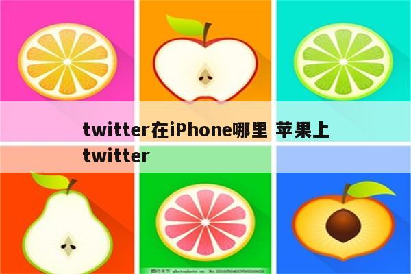 twitter在iPhone哪里 苹果上twitter