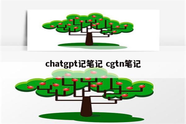 chatgpt记笔记 cgtn笔记