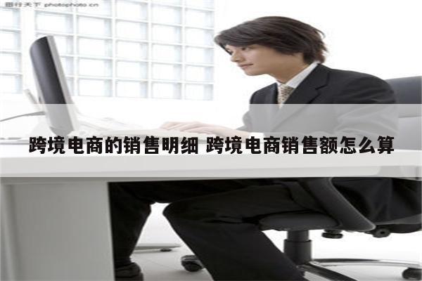 跨境电商的销售明细 跨境电商销售额怎么算