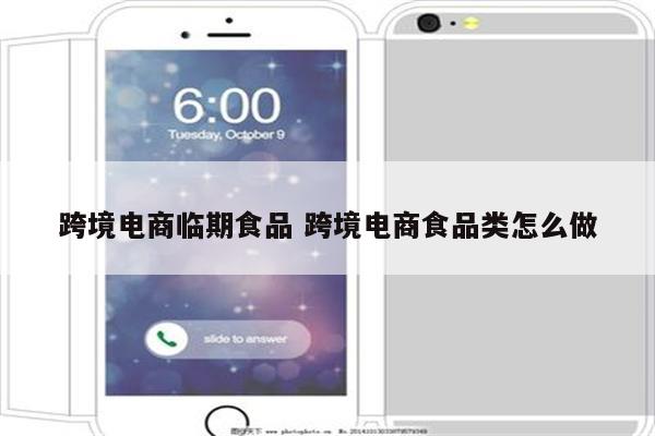 跨境电商临期食品 跨境电商食品类怎么做