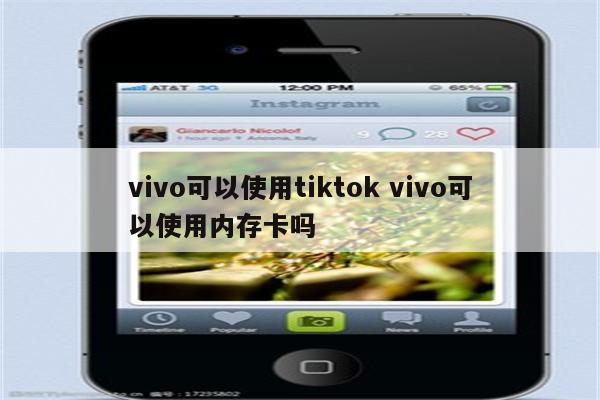 vivo可以使用tiktok vivo可以使用内存卡吗