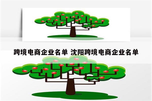 跨境电商企业名单 沈阳跨境电商企业名单