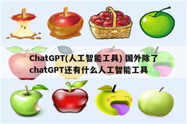 ChatGPT(人工智能工具) 国外除了chatGPT还有什么人工智能工具