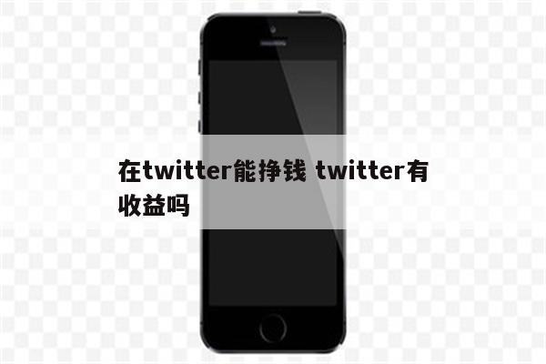 在twitter能挣钱 twitter有收益吗