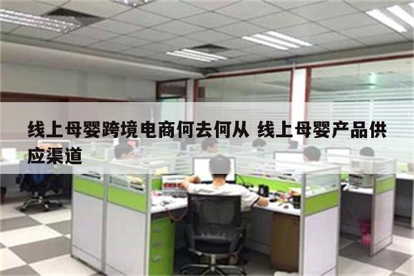 线上母婴跨境电商何去何从 线上母婴产品供应渠道