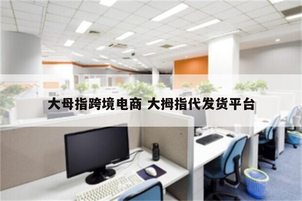 大母指跨境电商 大拇指代发货平台