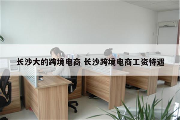 长沙大的跨境电商 长沙跨境电商工资待遇
