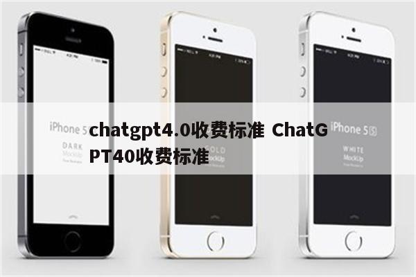 chatgpt4.0收费标准 ChatGPT40收费标准