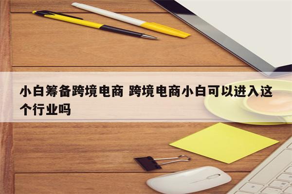 小白筹备跨境电商 跨境电商小白可以进入这个行业吗
