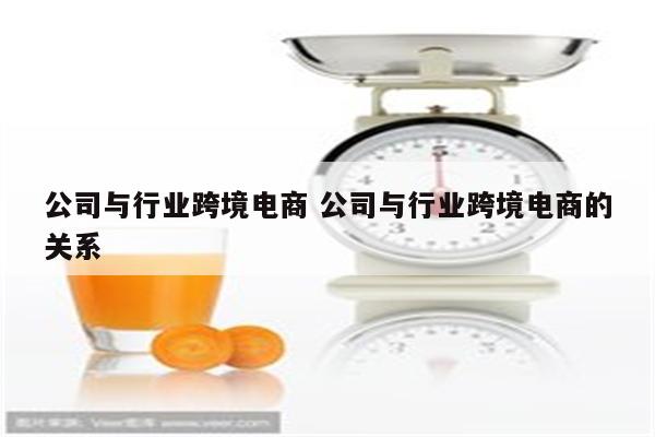 公司与行业跨境电商 公司与行业跨境电商的关系