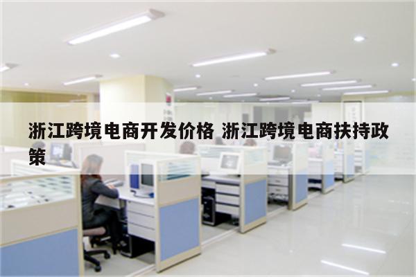 浙江跨境电商开发价格 浙江跨境电商扶持政策