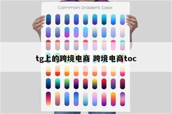 tg上的跨境电商 跨境电商toc