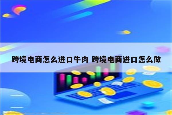 跨境电商怎么进口牛肉 跨境电商进口怎么做
