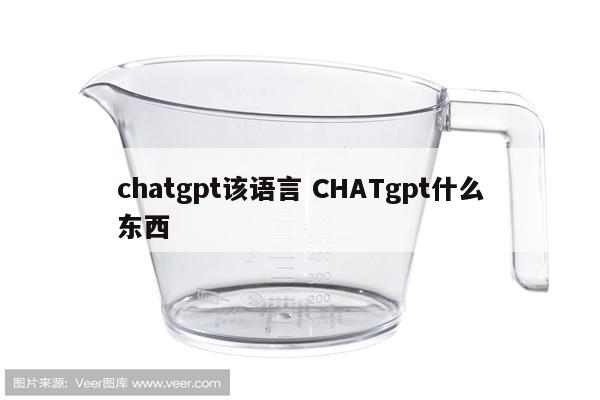 chatgpt该语言 CHATgpt什么东西