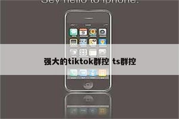 强大的tiktok群控 ts群控