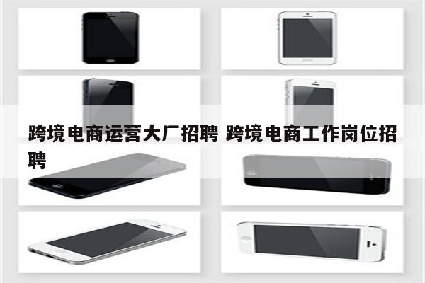 跨境电商运营大厂招聘 跨境电商工作岗位招聘