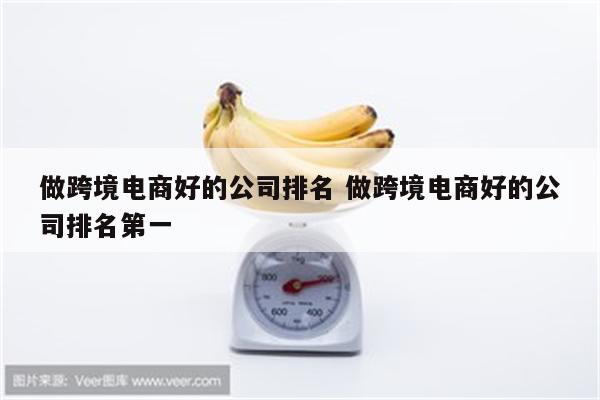 做跨境电商好的公司排名 做跨境电商好的公司排名第一