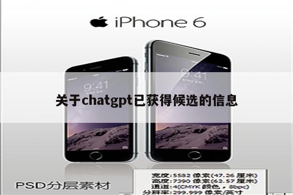 关于chatgpt已获得候选的信息