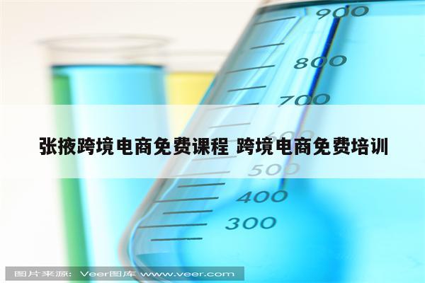 张掖跨境电商免费课程 跨境电商免费培训