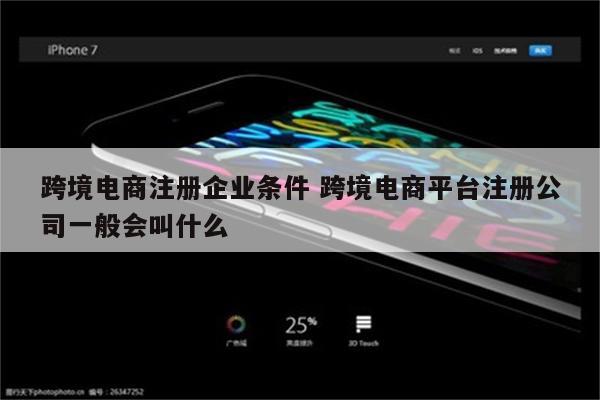 跨境电商注册企业条件 跨境电商平台注册公司一般会叫什么