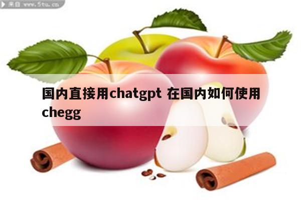 国内直接用chatgpt 在国内如何使用chegg