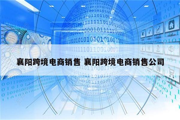 襄阳跨境电商销售 襄阳跨境电商销售公司