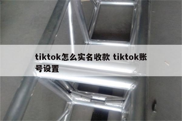 tiktok怎么实名收款 tiktok账号设置