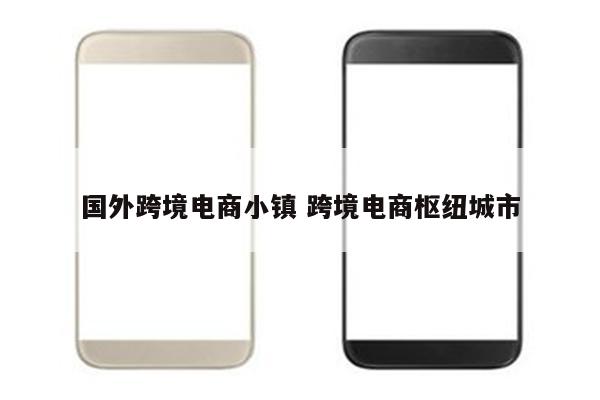 国外跨境电商小镇 跨境电商枢纽城市