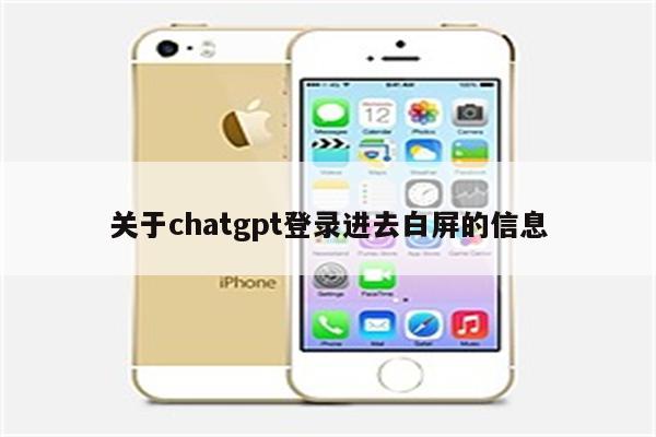关于chatgpt登录进去白屏的信息