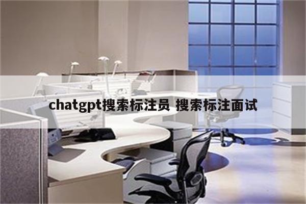 chatgpt搜索标注员 搜索标注面试