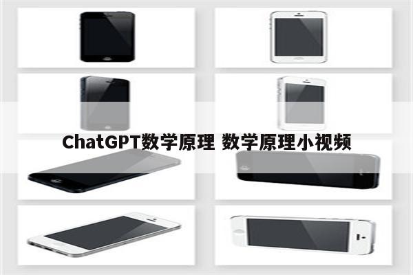 ChatGPT数学原理 数学原理小视频