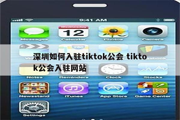 深圳如何入驻tiktok公会 tiktok公会入驻网站